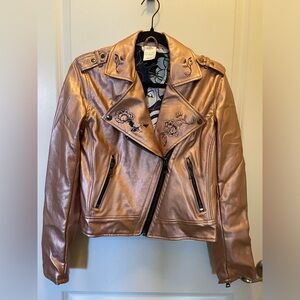 NWT: Disney Pink Maleficent Motorcycle Jacket